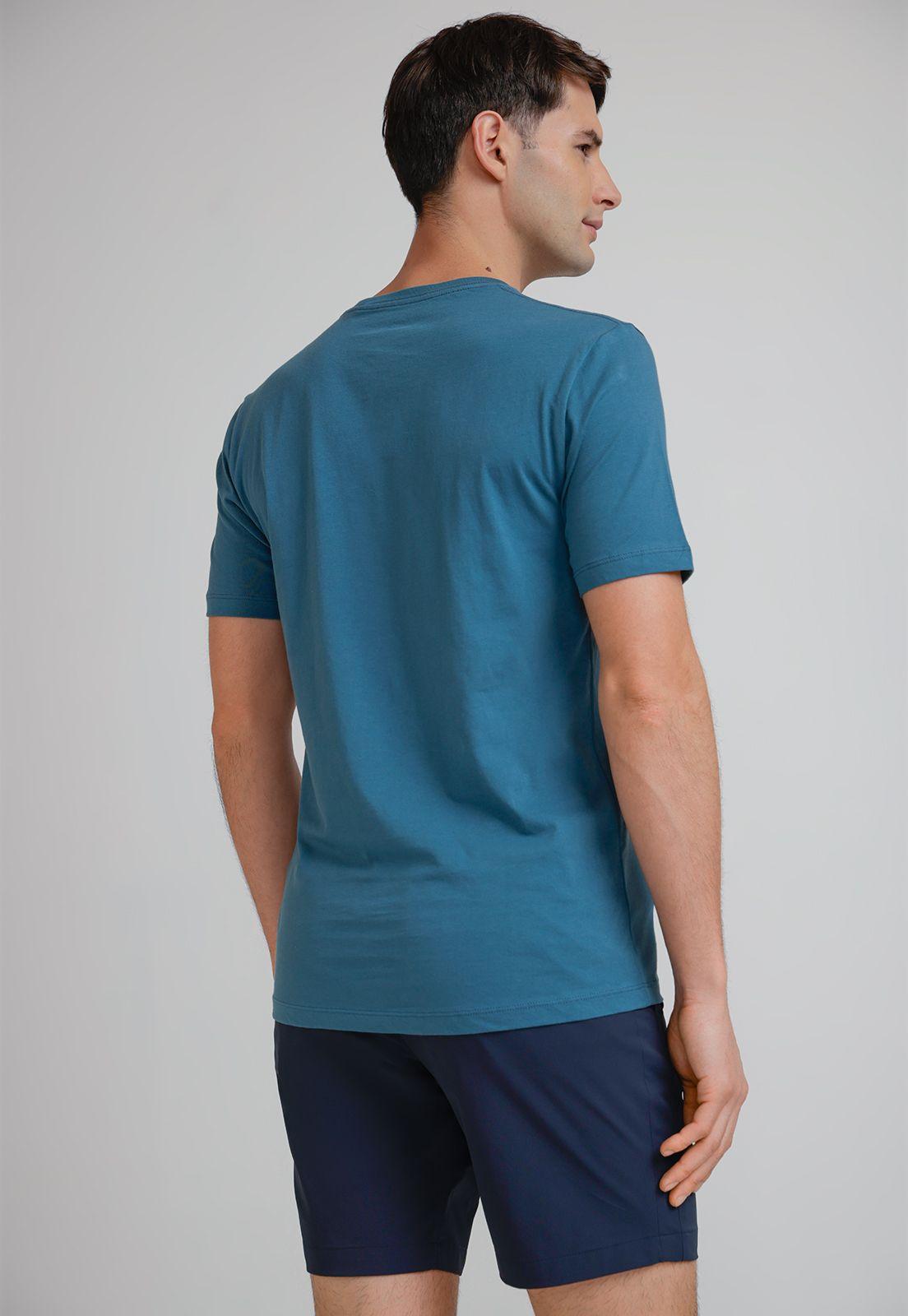 Polera Hombre Básica 100% Algodón Verde-1