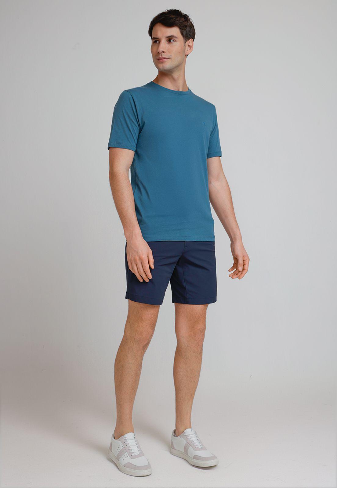 Polera Hombre Básica 100% Algodón Verde-3