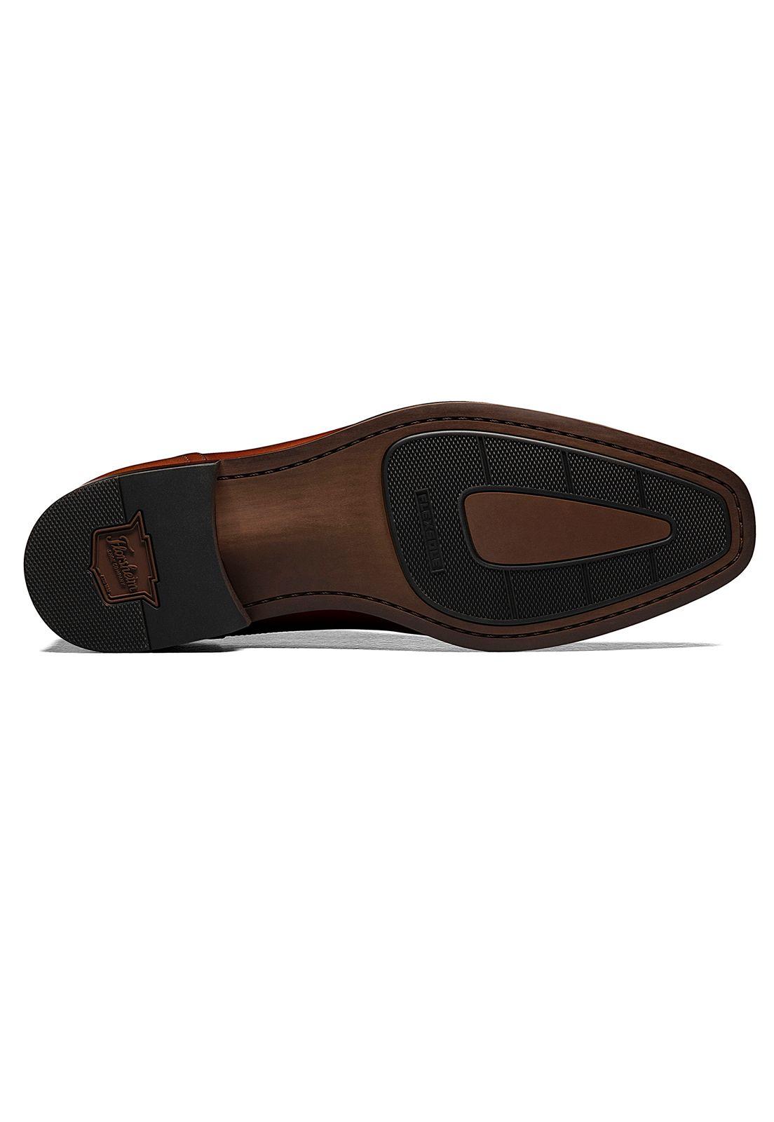Zapato Sorrento Plain Toe Single Monk Strap Cognac-7