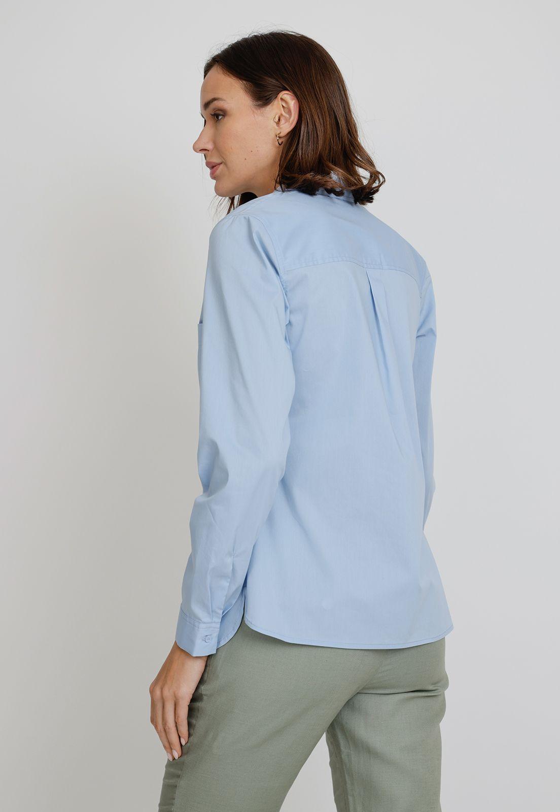 Blusa De Mujer Croma Celeste-1