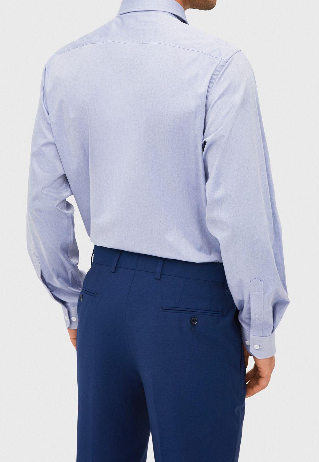 Camisa Formal Classic Azul-1