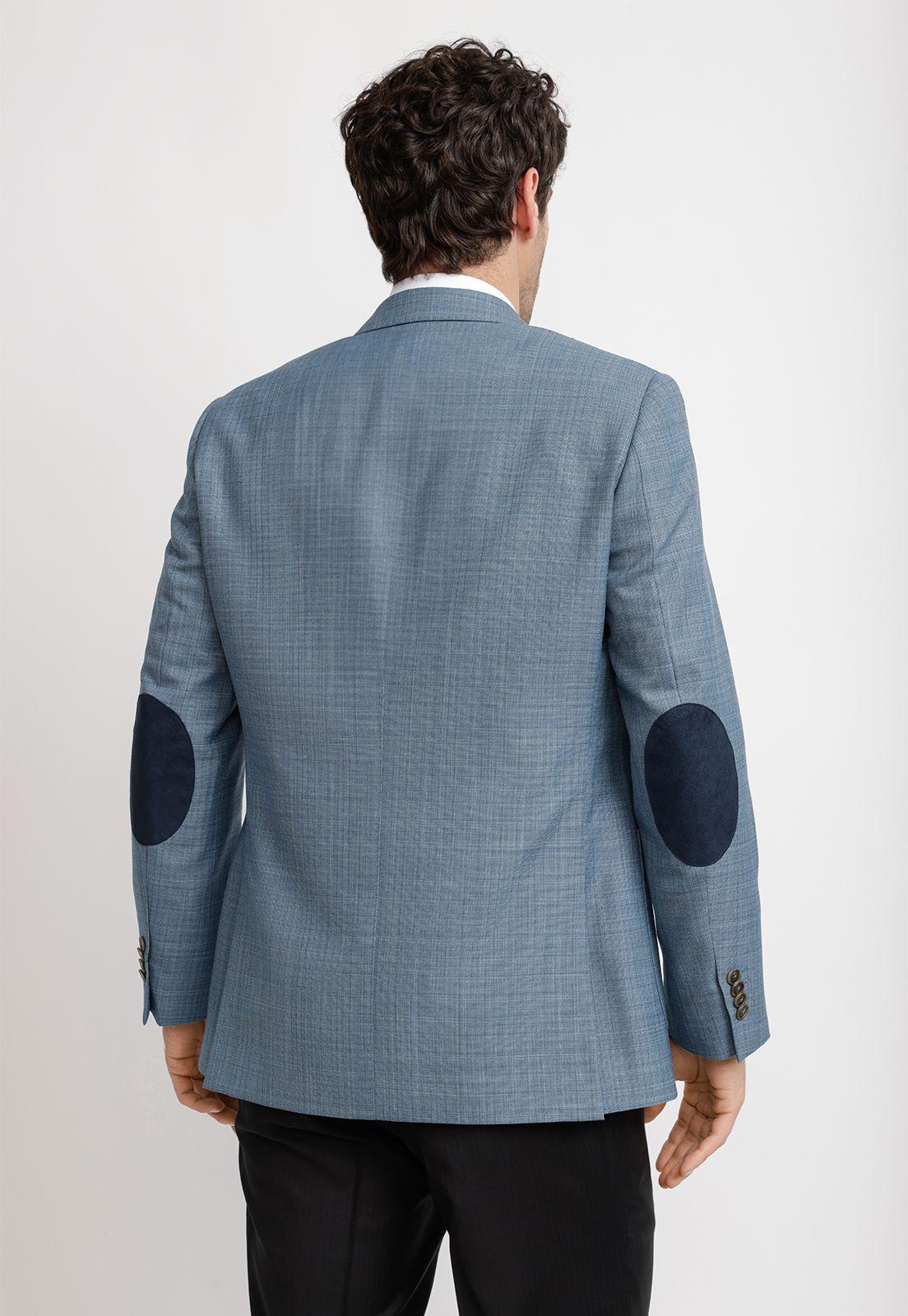 Chaqueta Hombre Formal Coderas Executive Celeste-1