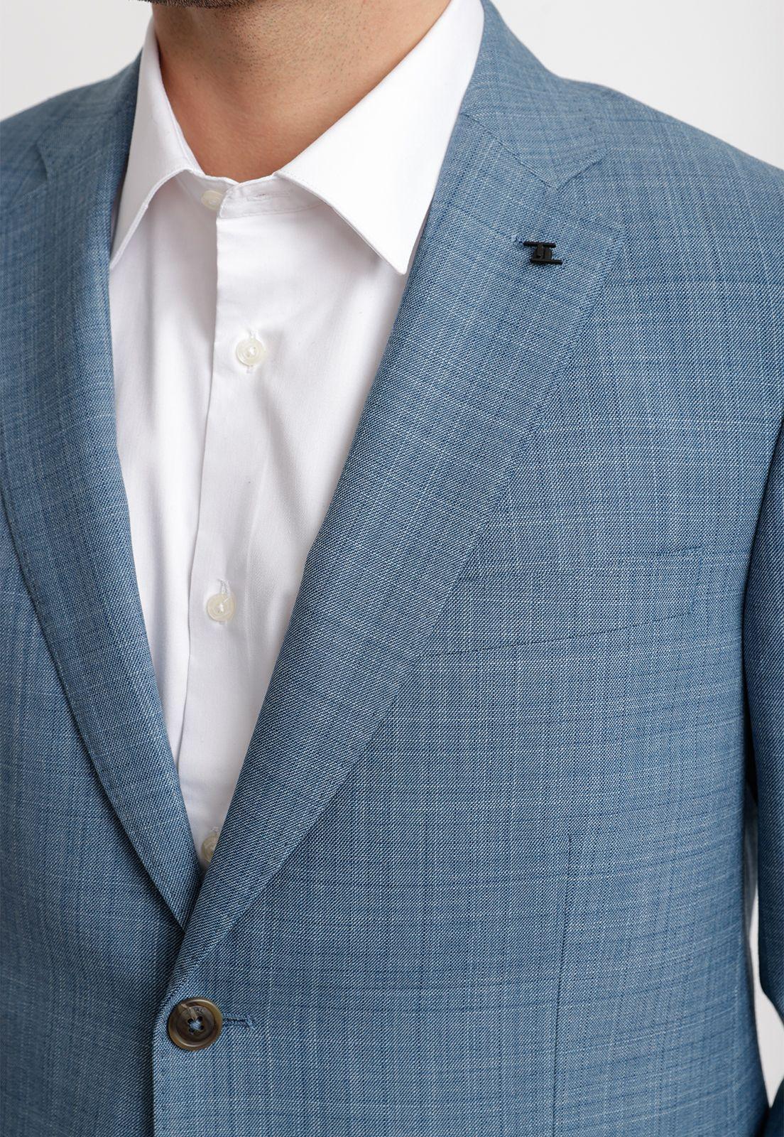 Chaqueta Hombre Formal Coderas Executive Celeste-2