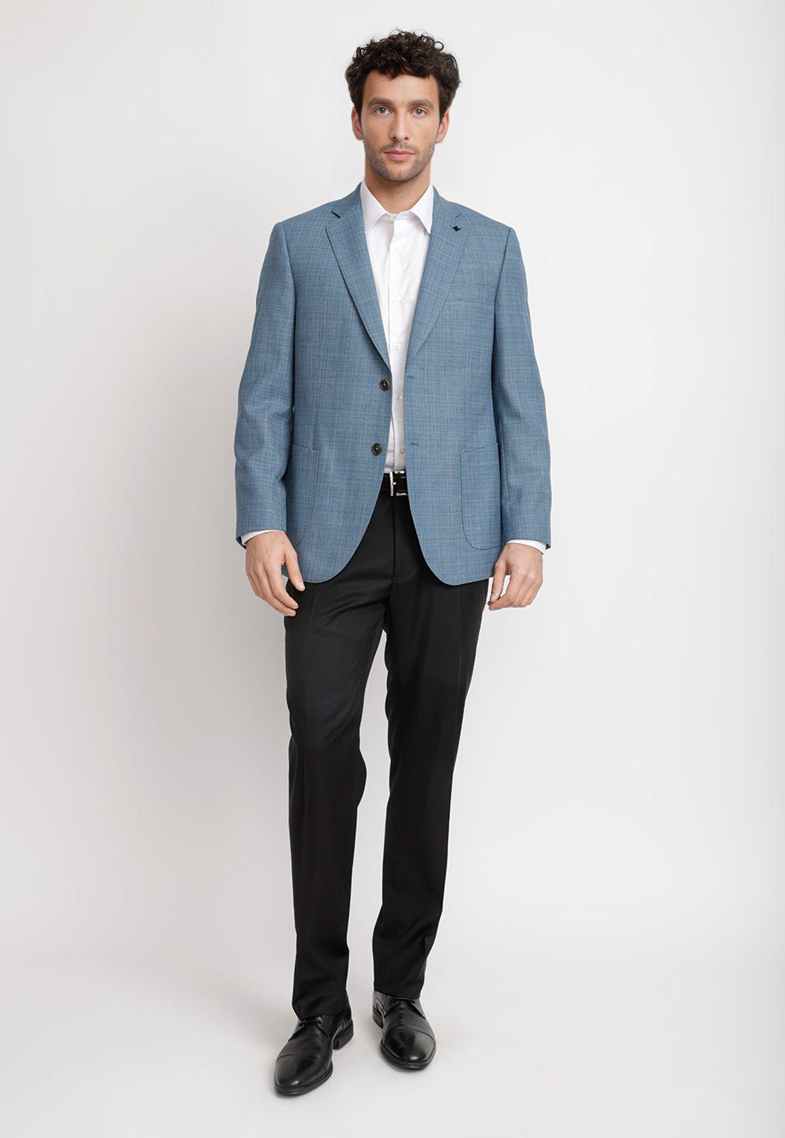 Chaqueta Hombre Formal Coderas Executive Celeste-3