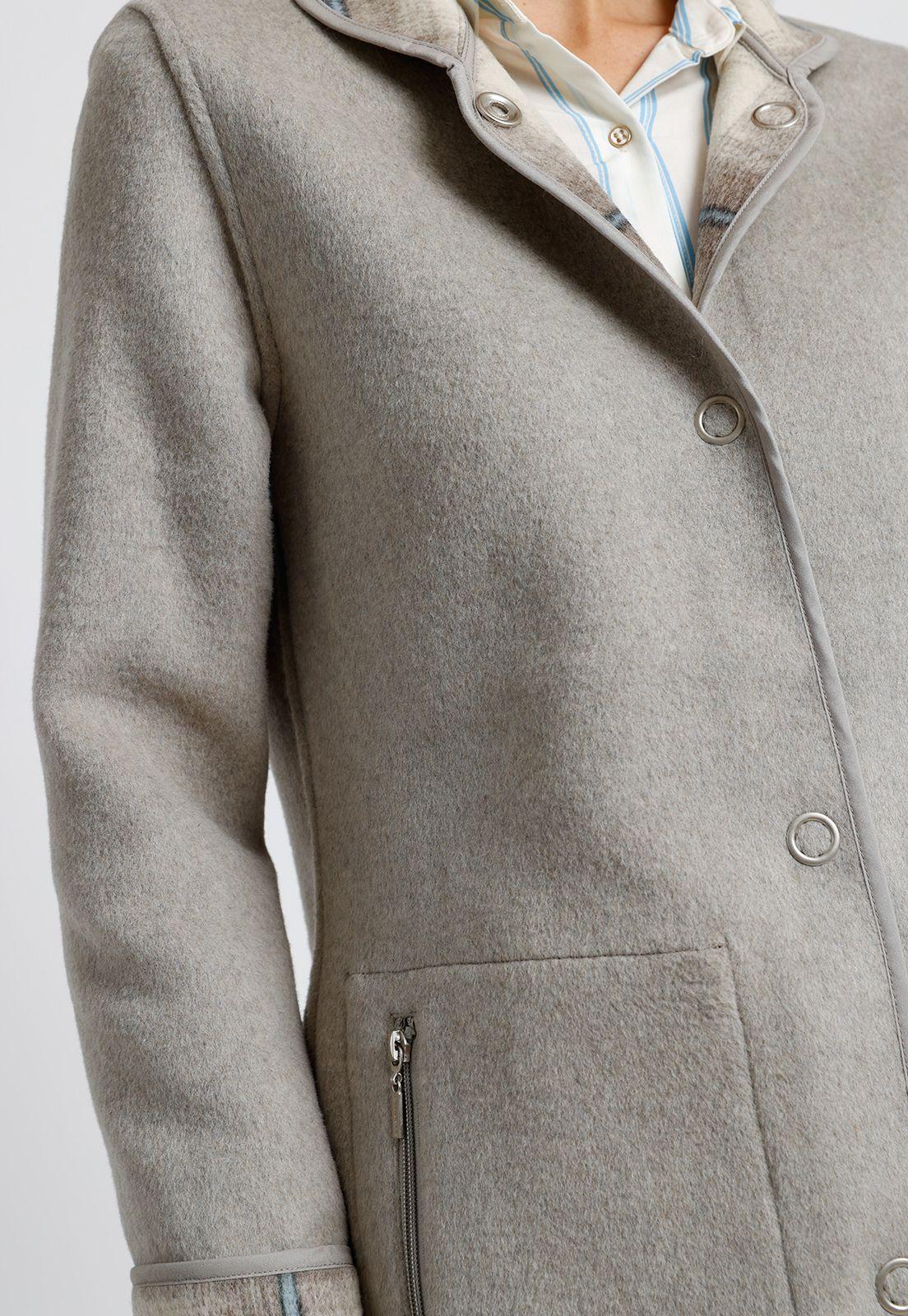 Chaquetón Reversible Gris Marlee Mujer-4