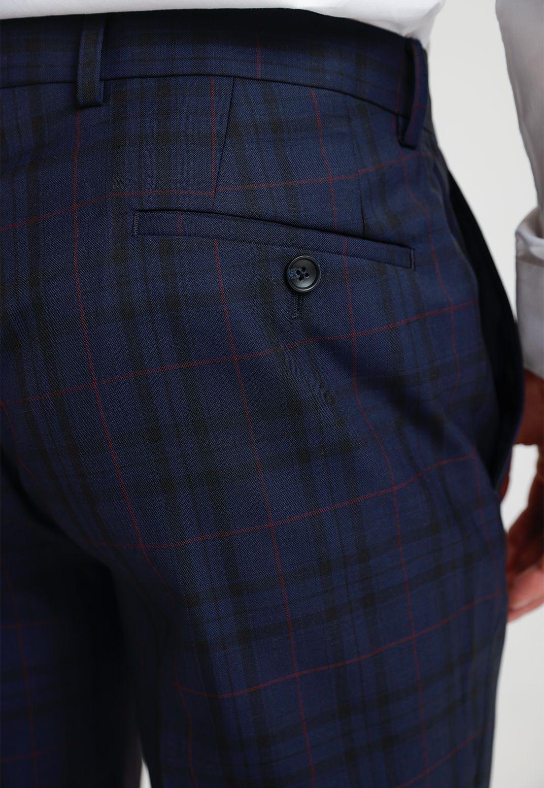 Pantalón Formal Hombre Navy-2