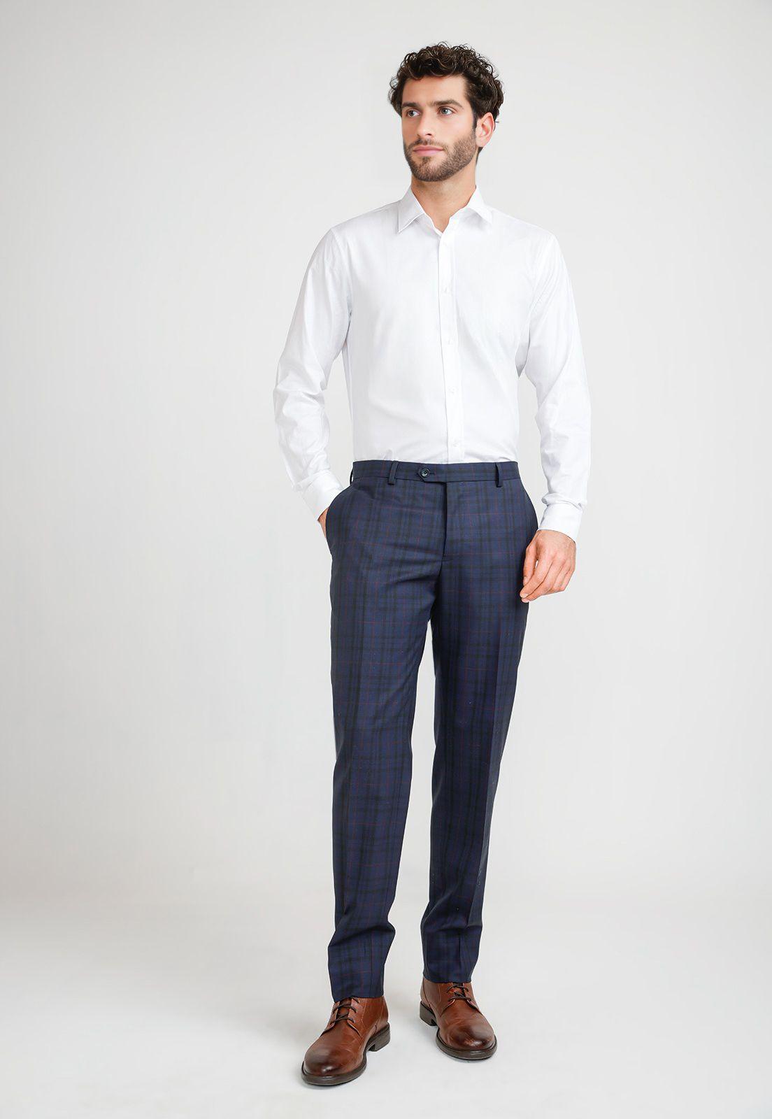 Pantalón Formal Hombre Navy-3