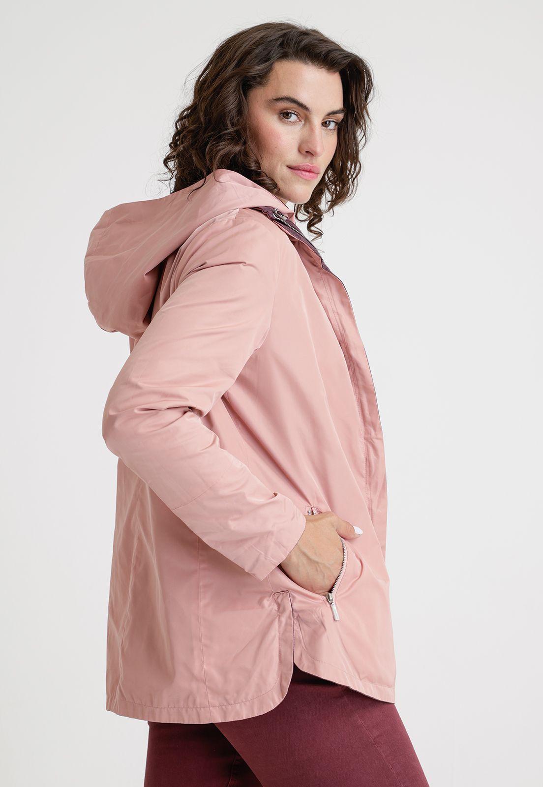 Chaqueta De Mujer Modelo Eva Color Burdeo-3