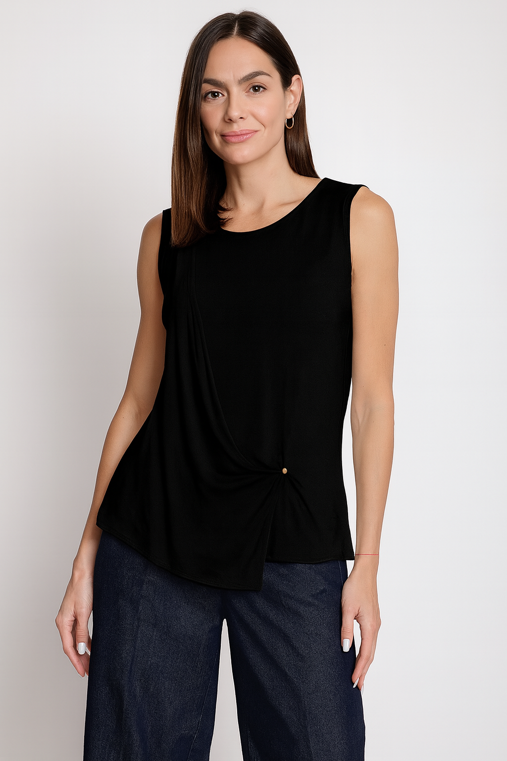 Polera De Mujer Modelo Rebecca Color Negro-0