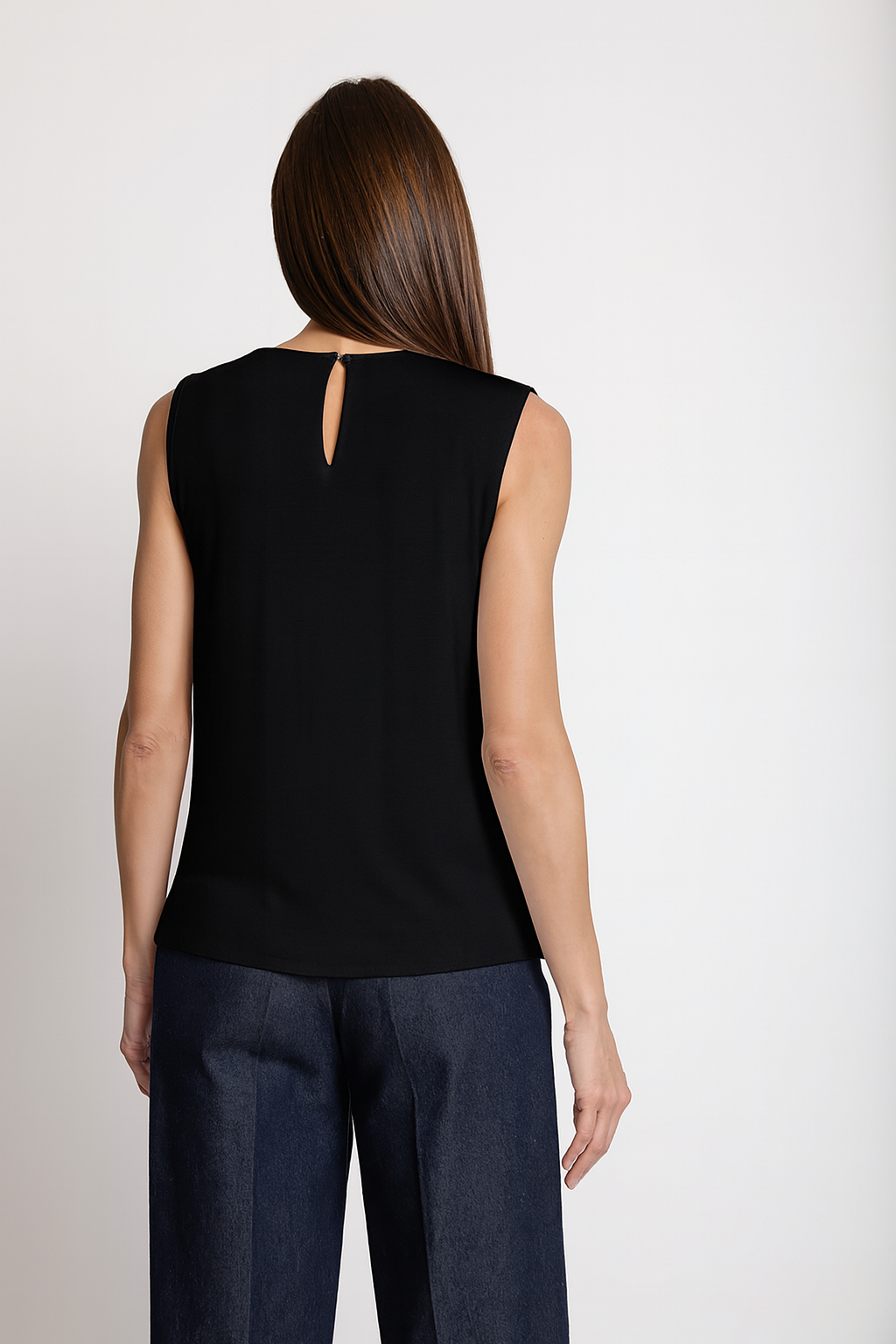 Polera De Mujer Modelo Rebecca Color Negro-1