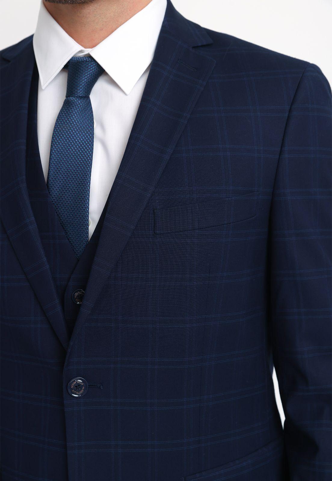 Chaqueta Formal Hombre Suit Separate Azul THE WASHABLE SLIM SUIT-2