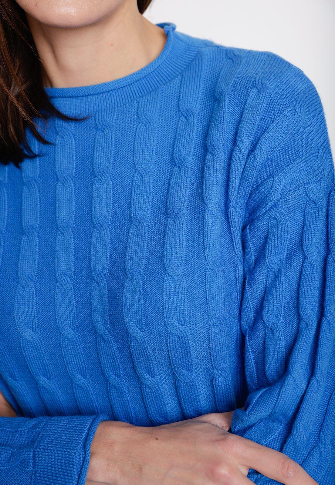Tejido de Mujer Modelo Aine Color Azul-2