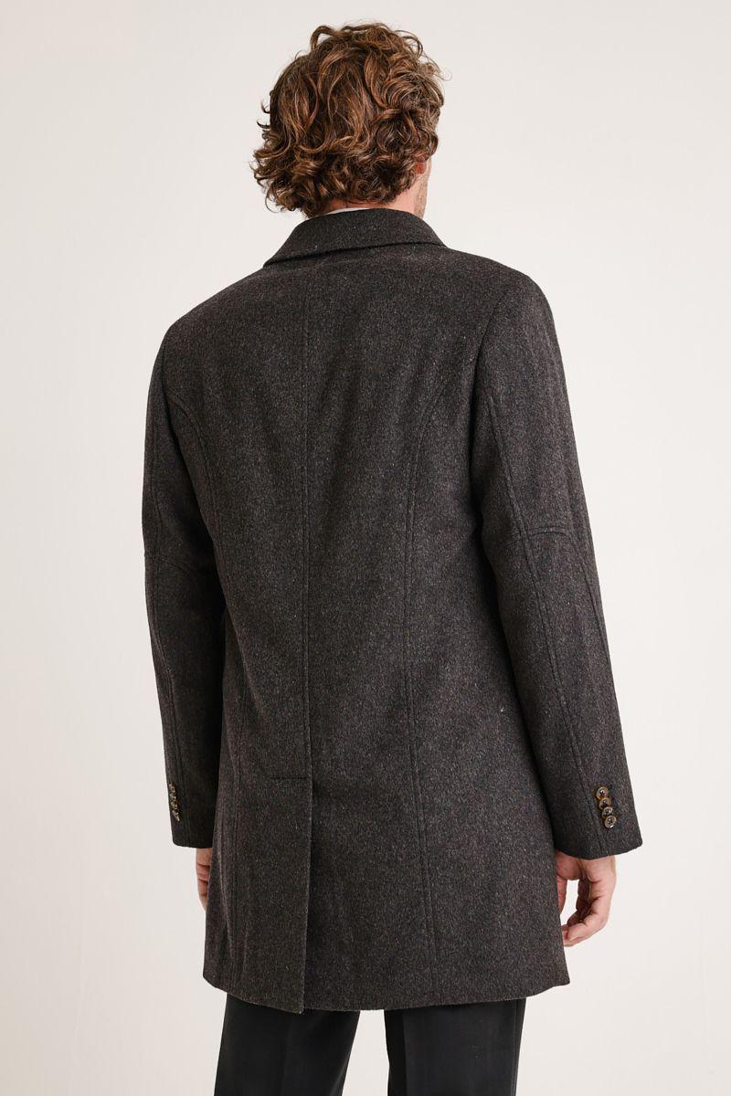 Chaquetón Hombre Formal Lana Regular Javier Gris Oscuro-1