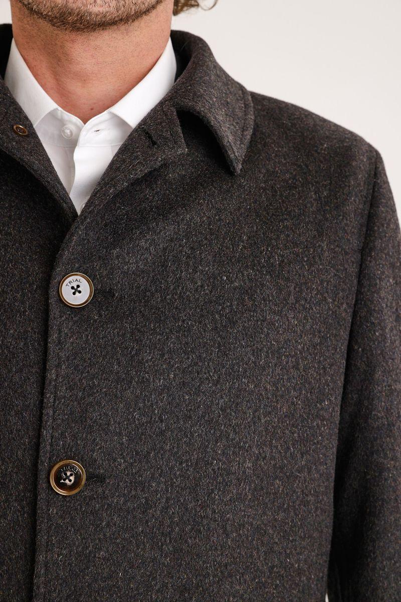 Chaquetón Hombre Formal Lana Regular Javier Gris Oscuro-2