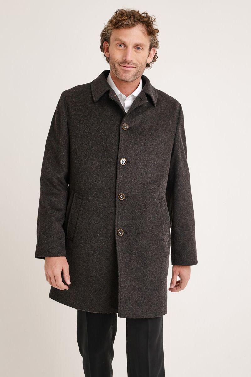 Chaquetón Hombre Formal Lana Regular Javier Gris Oscuro-3