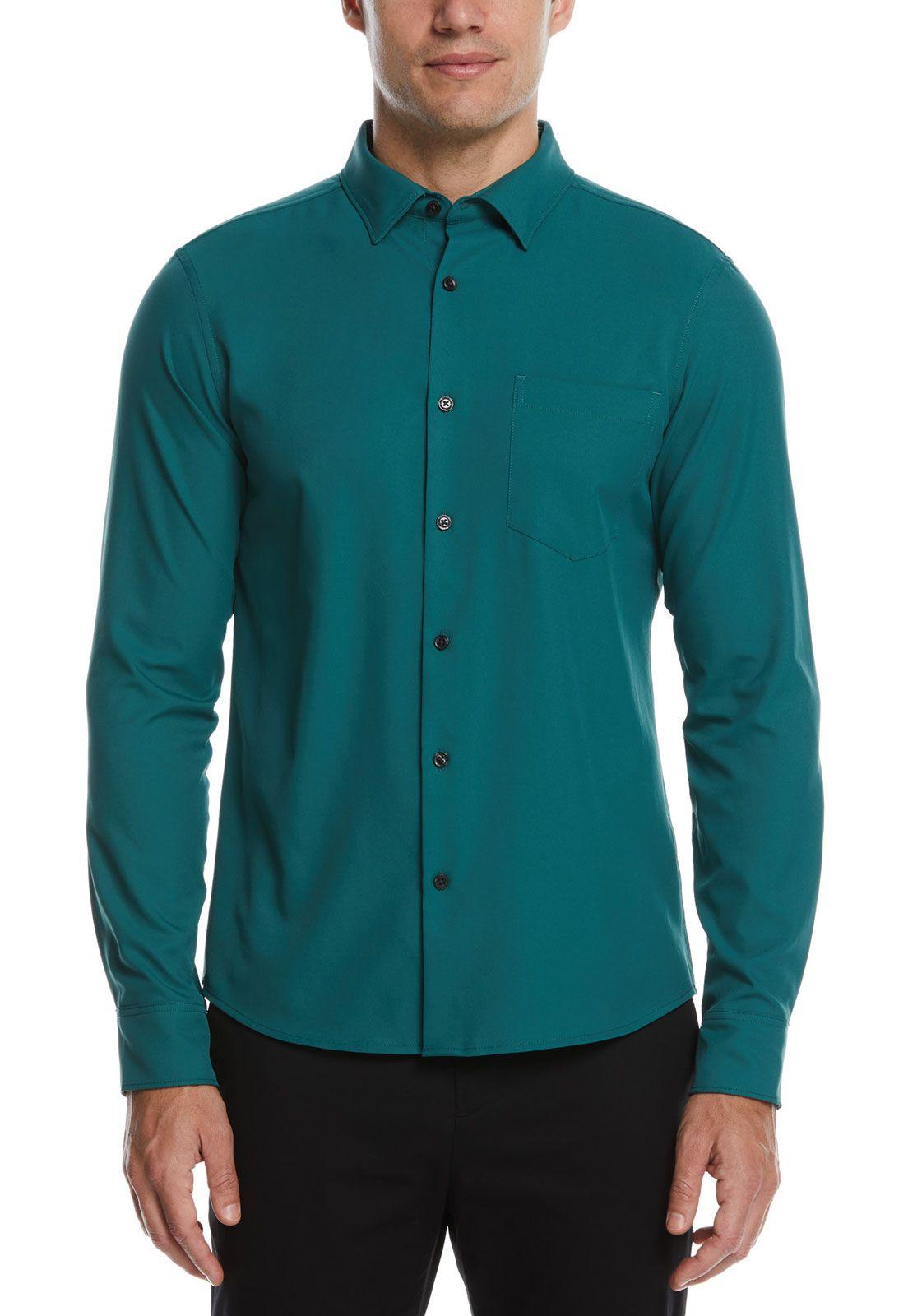 Camisa Casual Total Stretch Verde-0