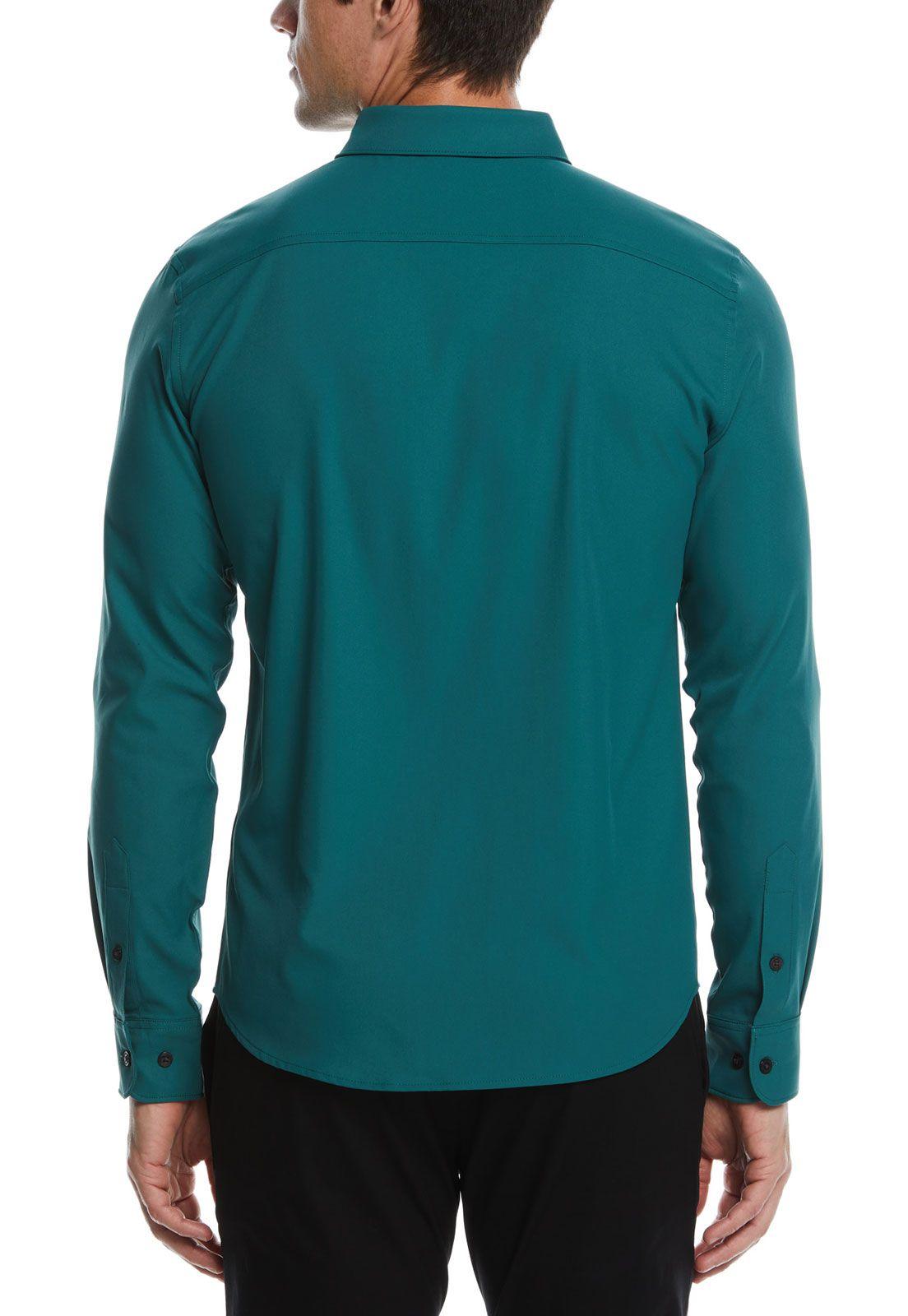 Camisa Casual Total Stretch Verde-1