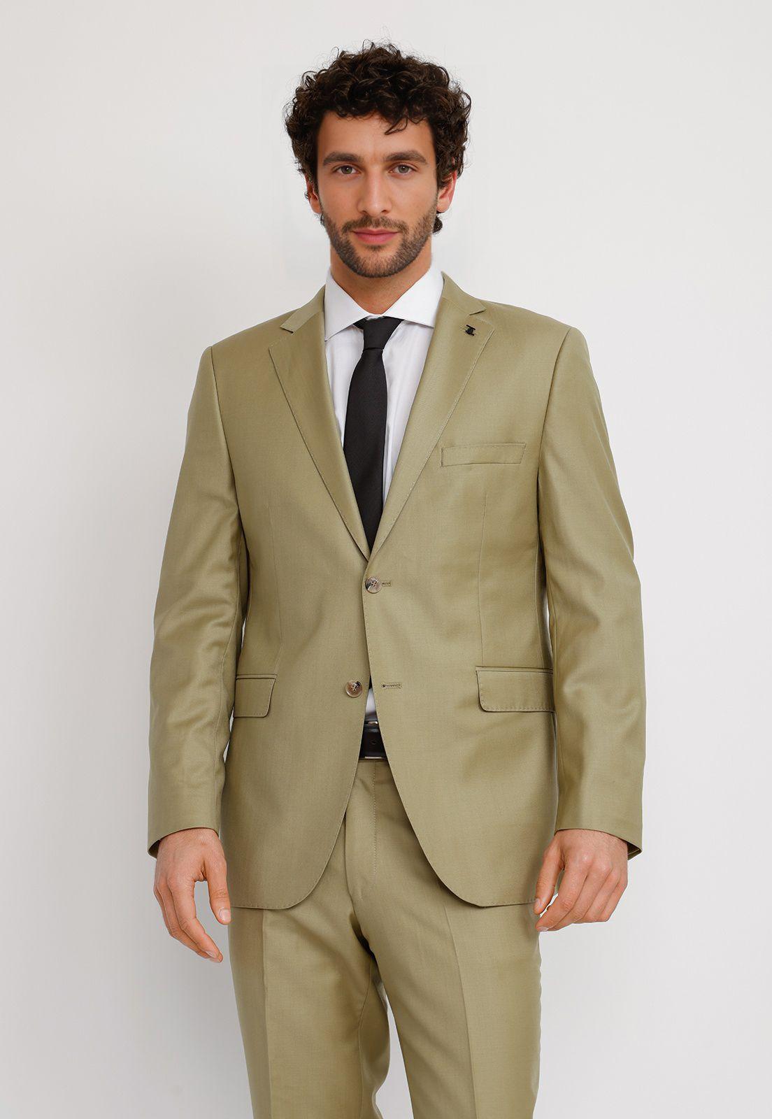 Traje Hombre Formal Vercelli Beige-0