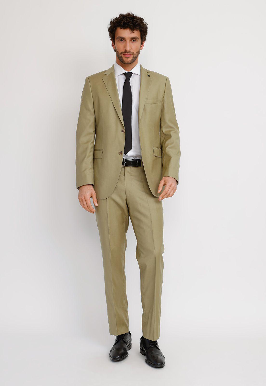 Traje Hombre Formal Vercelli Beige-3