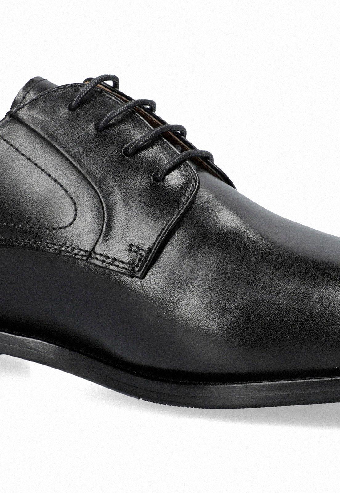 Zapato Hombre Formal Cuero Negro-3