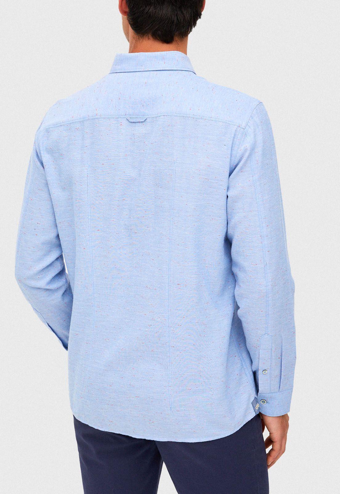Camisa casual Bou Celeste-1