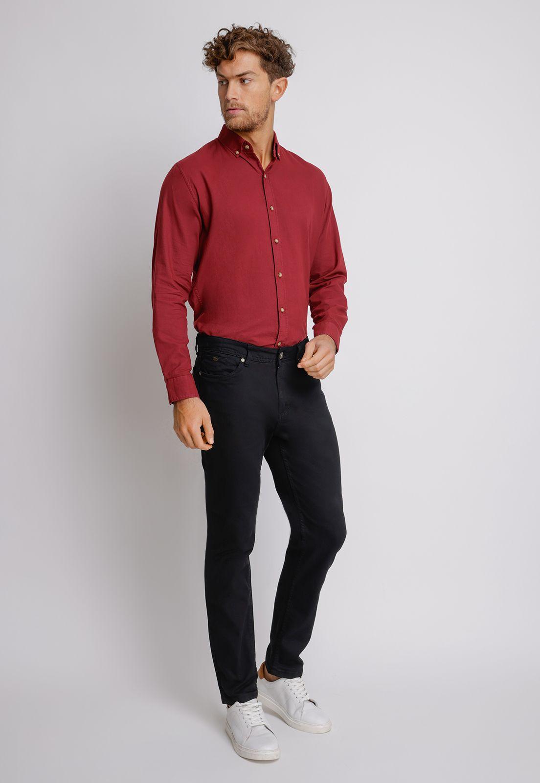 Jeans hombre Slim Fit Namor Algodón Negro-3