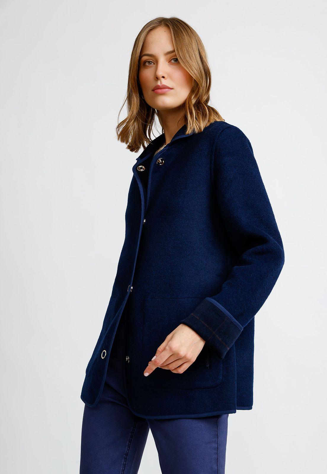 Chaquetón Reversible Navy Marlee Mujer-0