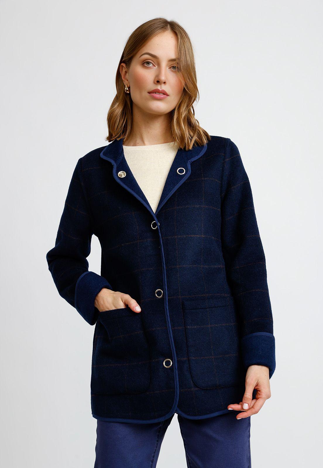 Chaquetón Reversible Navy Marlee Mujer-2