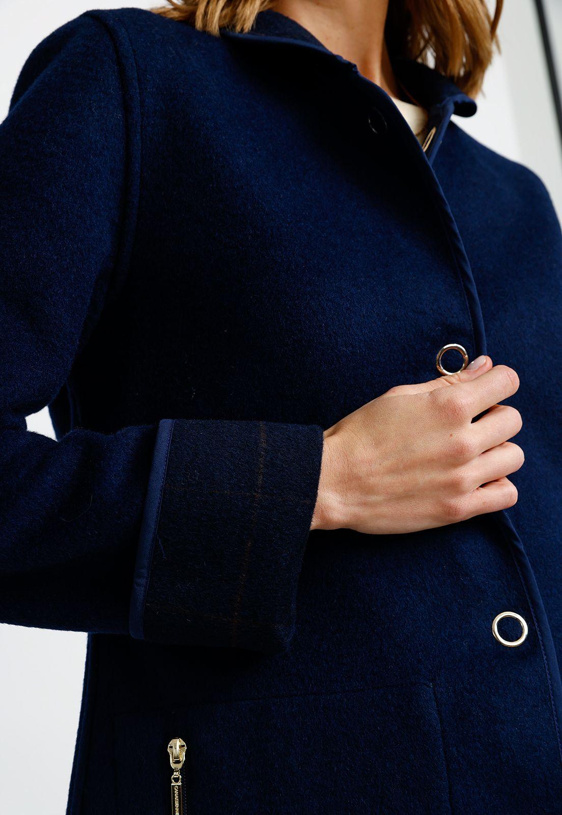 Chaquetón Reversible Navy Marlee Mujer-4