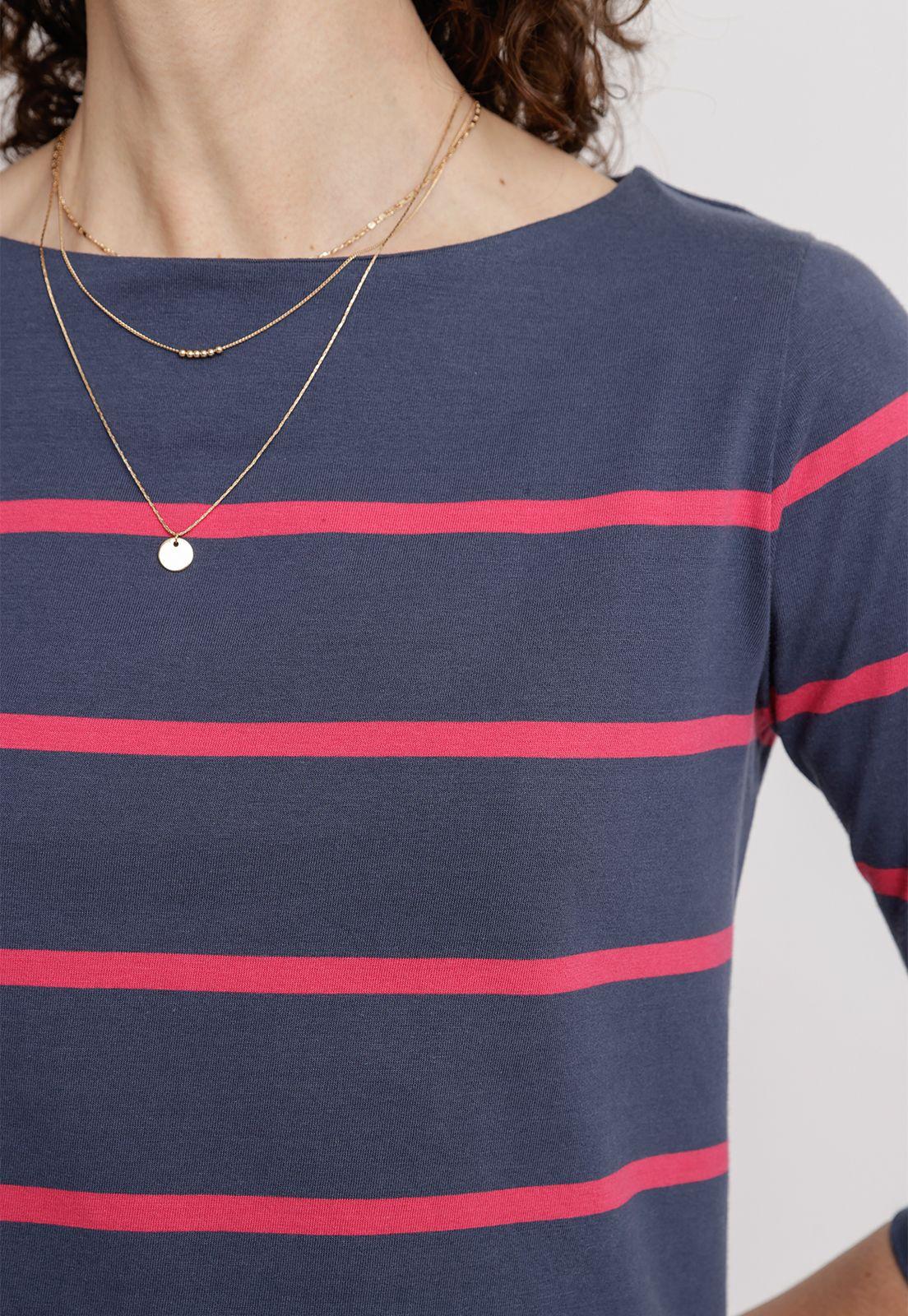 Polera Mujer Astrid Algodón Peruano Navy-2