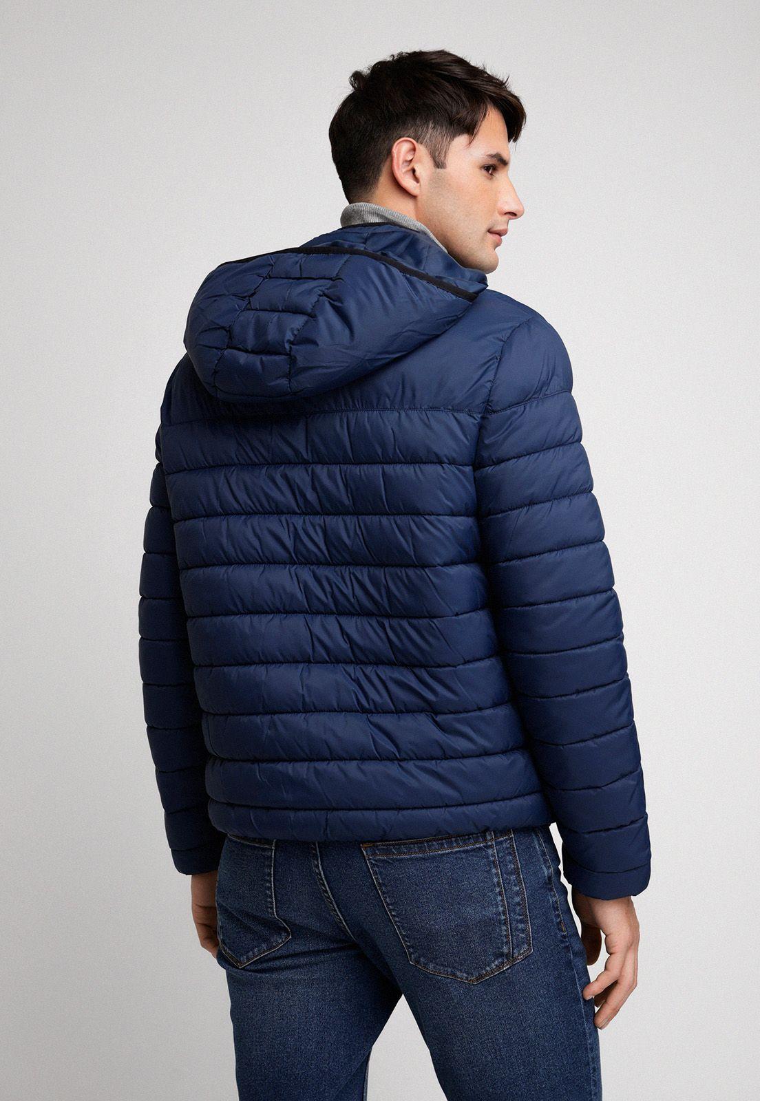 Parka Ligera Acolchada Azul-1