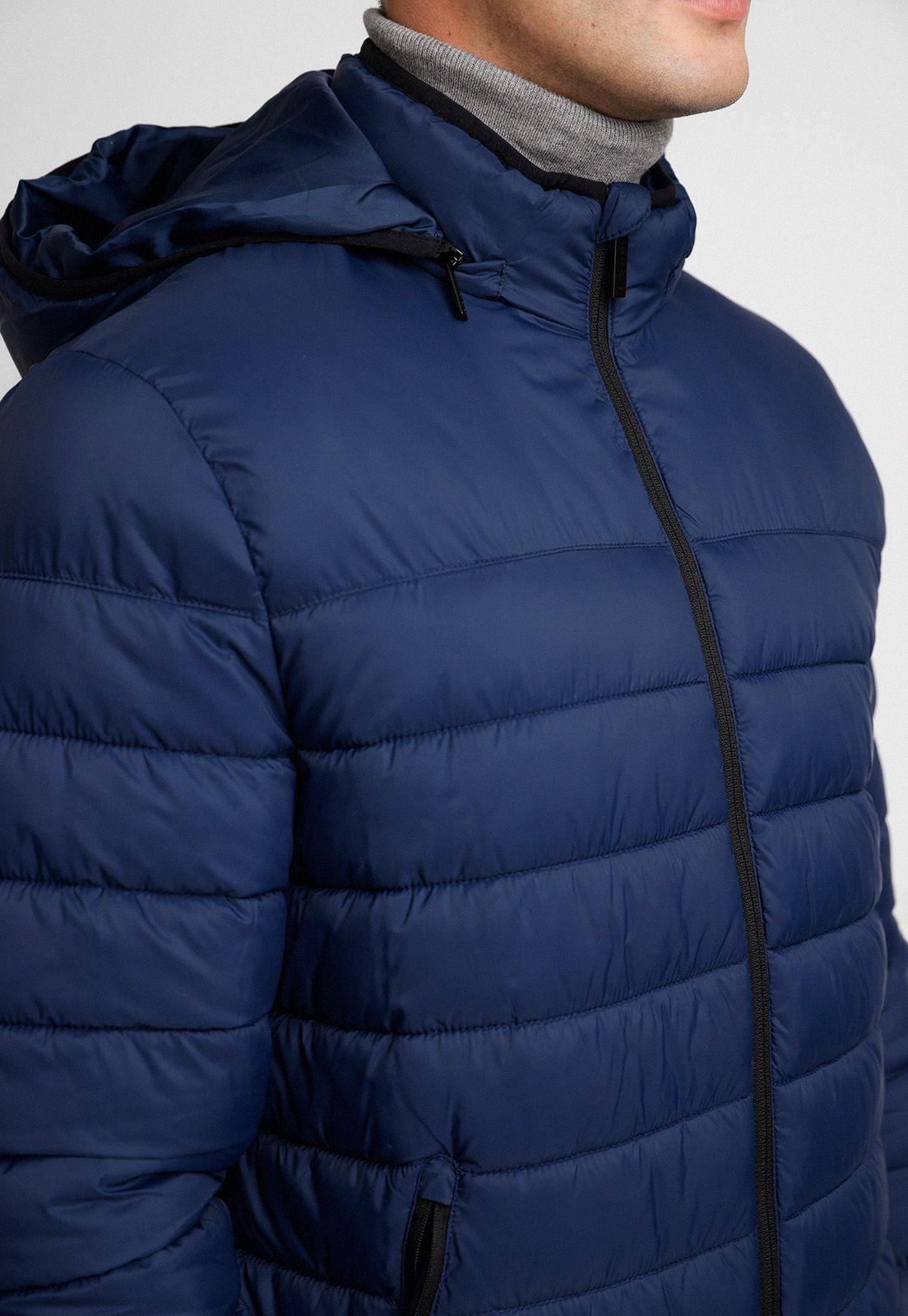 Parka Ligera Acolchada Azul-2