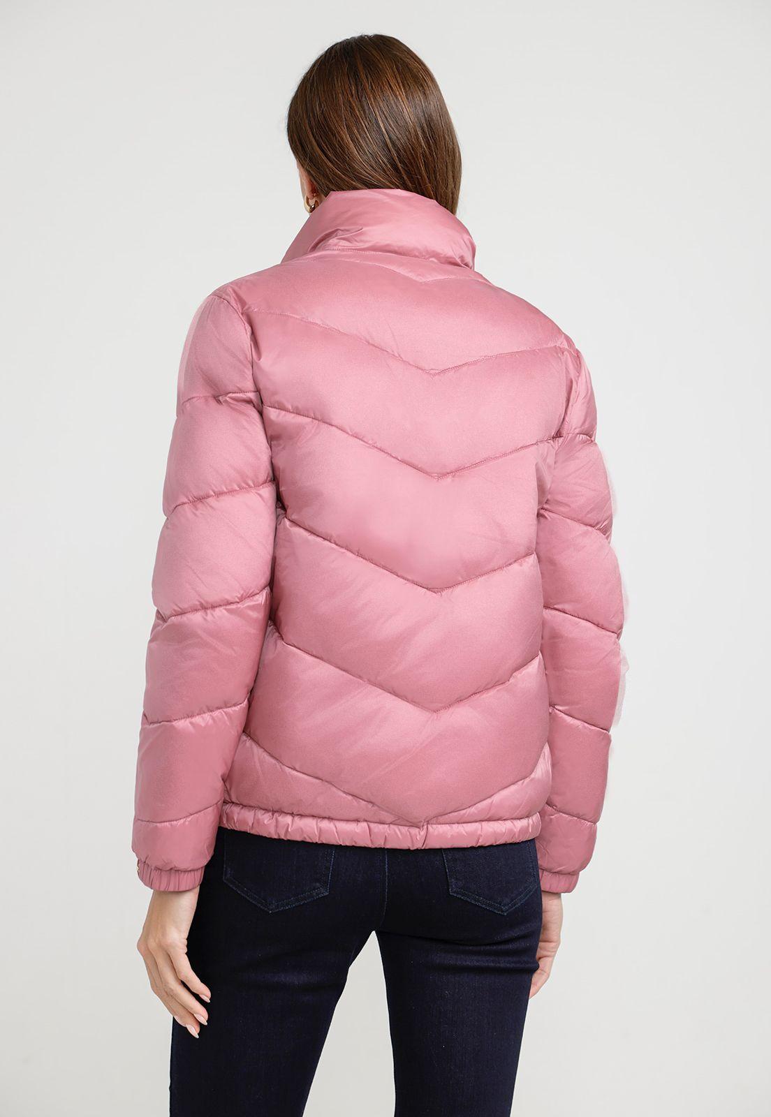 Parka Mujer Brucelas Rosa-1