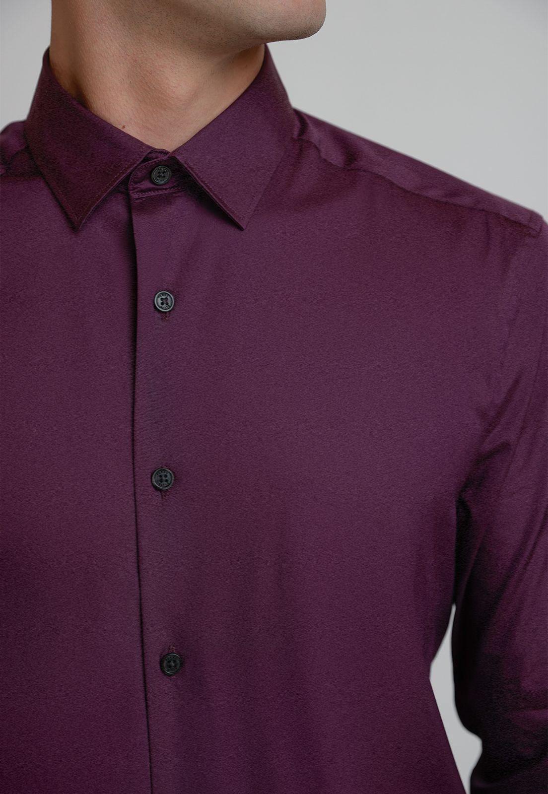 Camisa Hombre Smart Morado-2