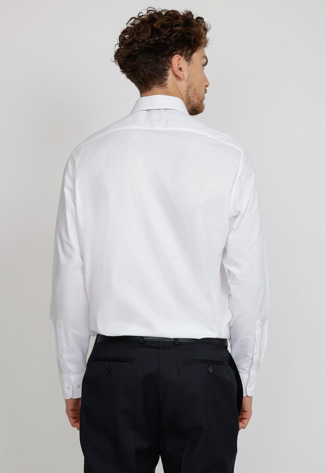 Camisa hombre Formal Regular fit Classic B Algodón Blanco -1