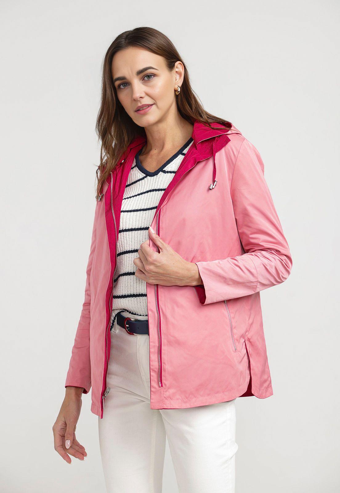 Chaqueta Mujer Eva Reversible Guinda-1
