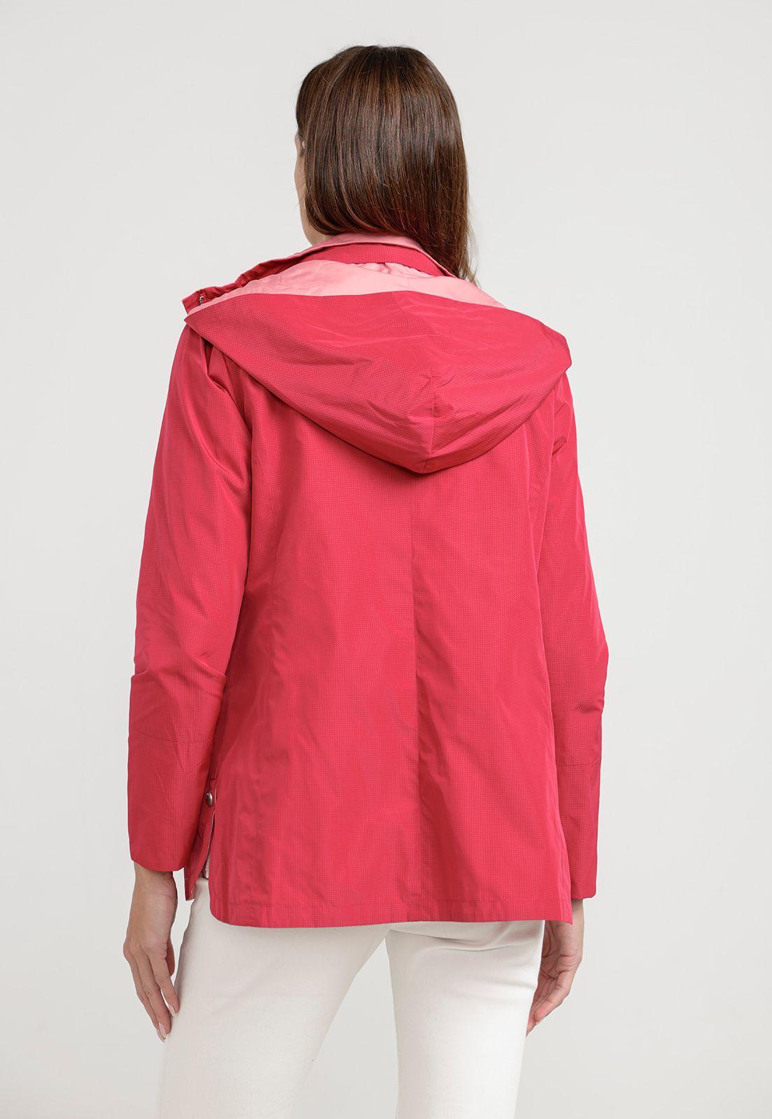 Chaqueta Mujer Eva Reversible Guinda-2