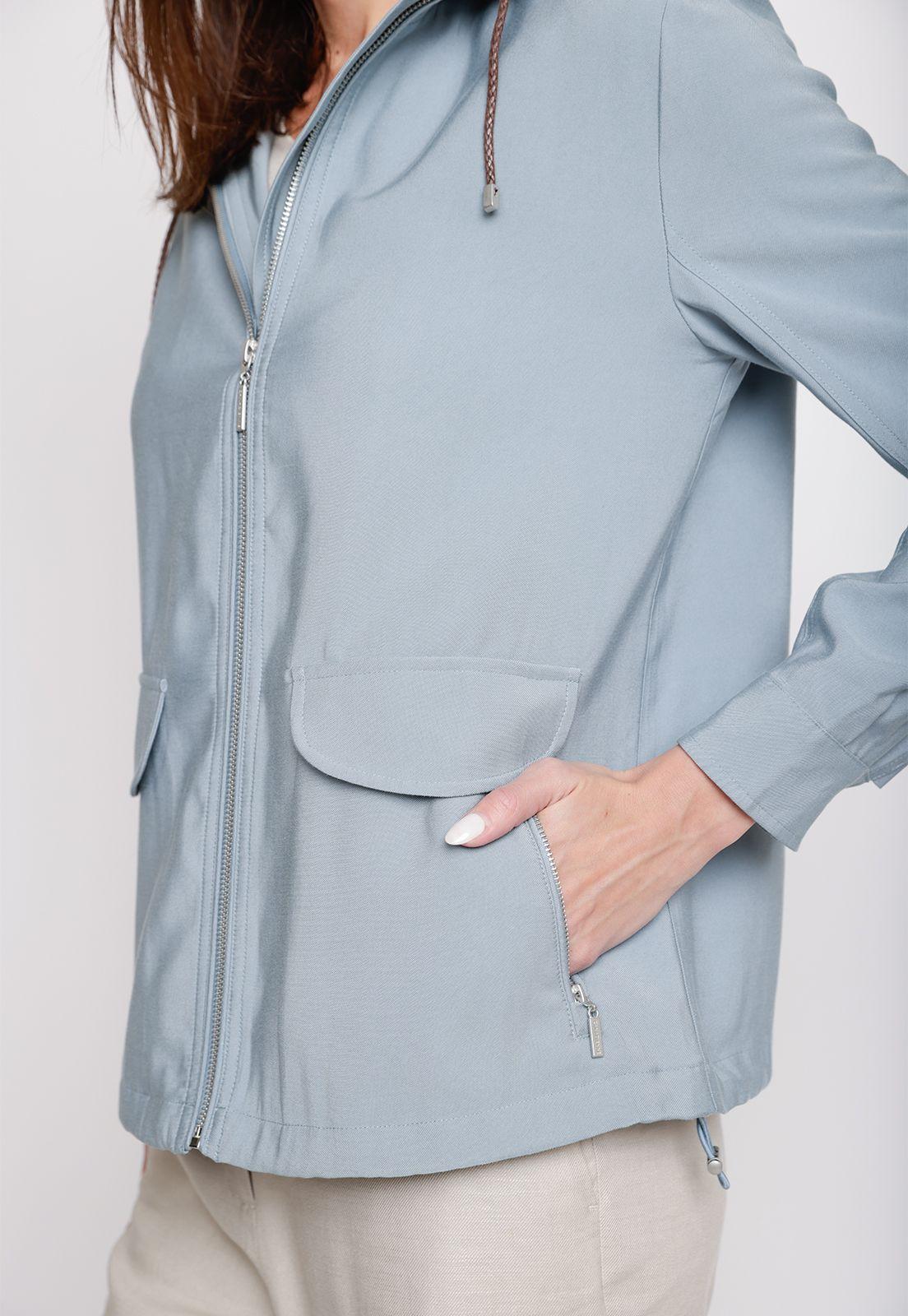 Chaqueta de Mujer Modelo Jade Color Celeste-2