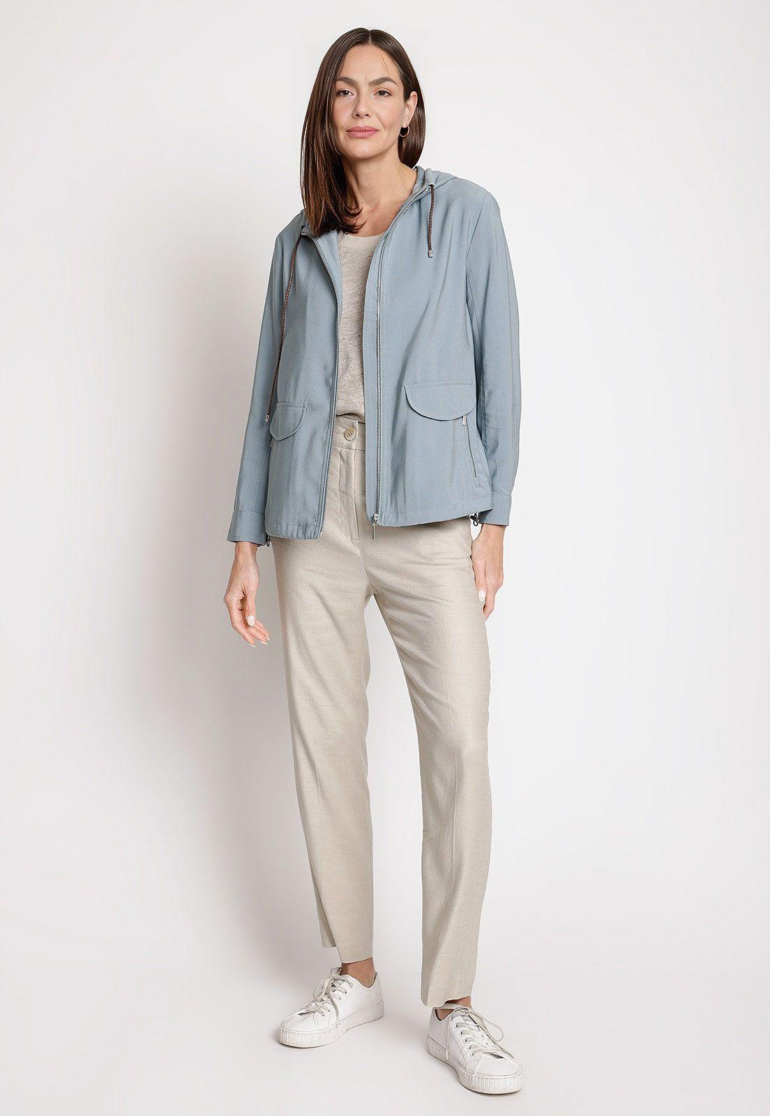 Chaqueta de Mujer Modelo Jade Color Celeste-3