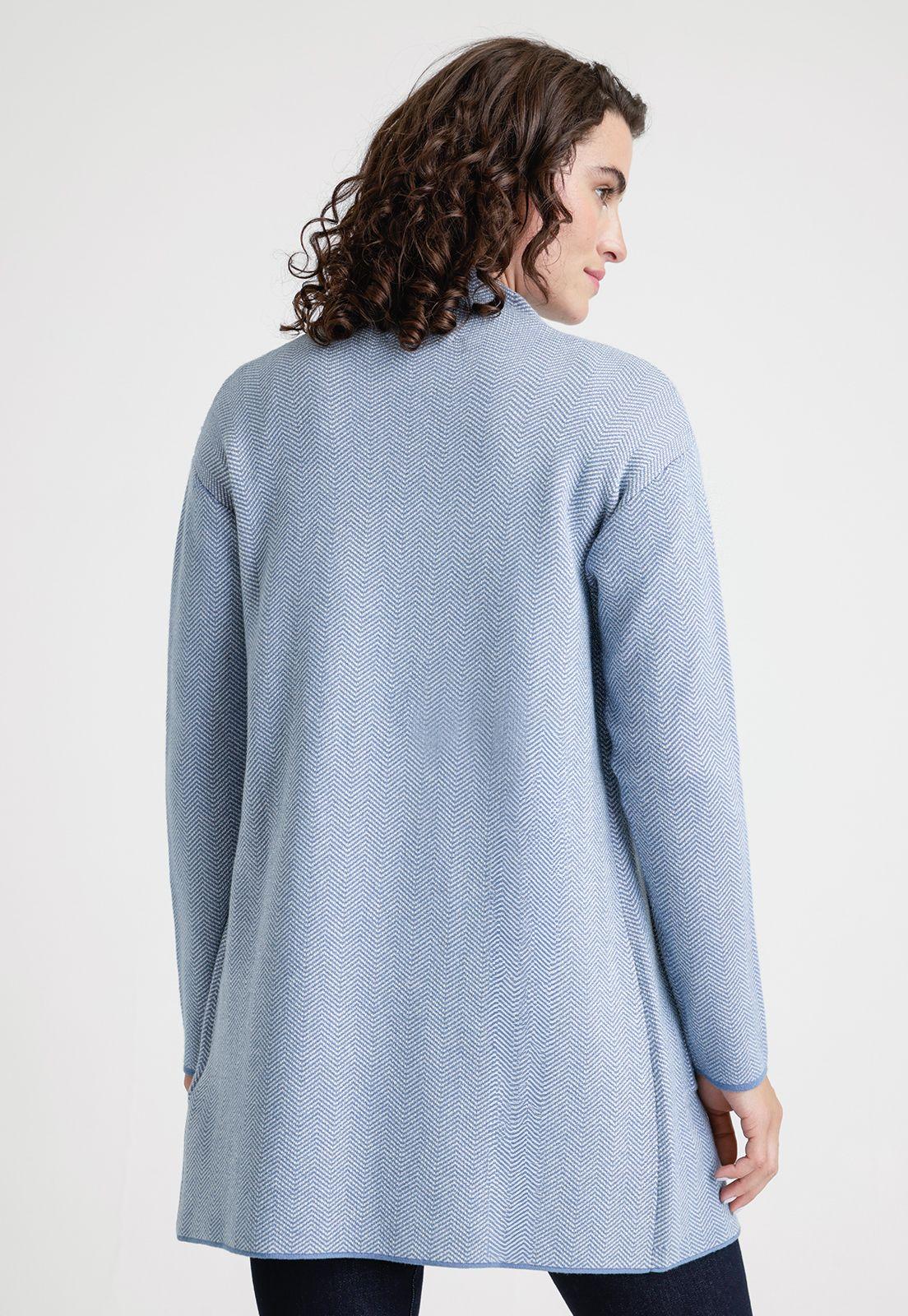 Tejido De Mujer Modelo Cara Color Celeste-1