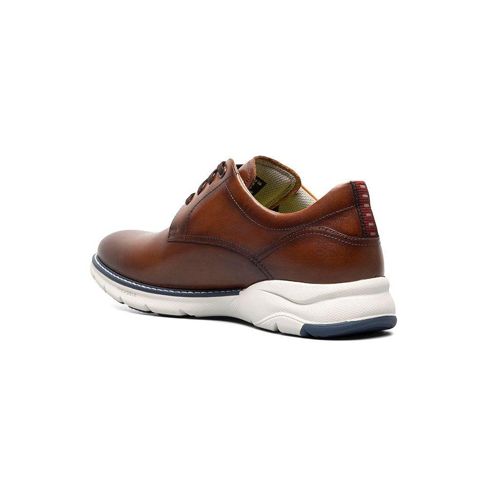 Zapatos Frenzi Plain Toe Oxford Cognac-7