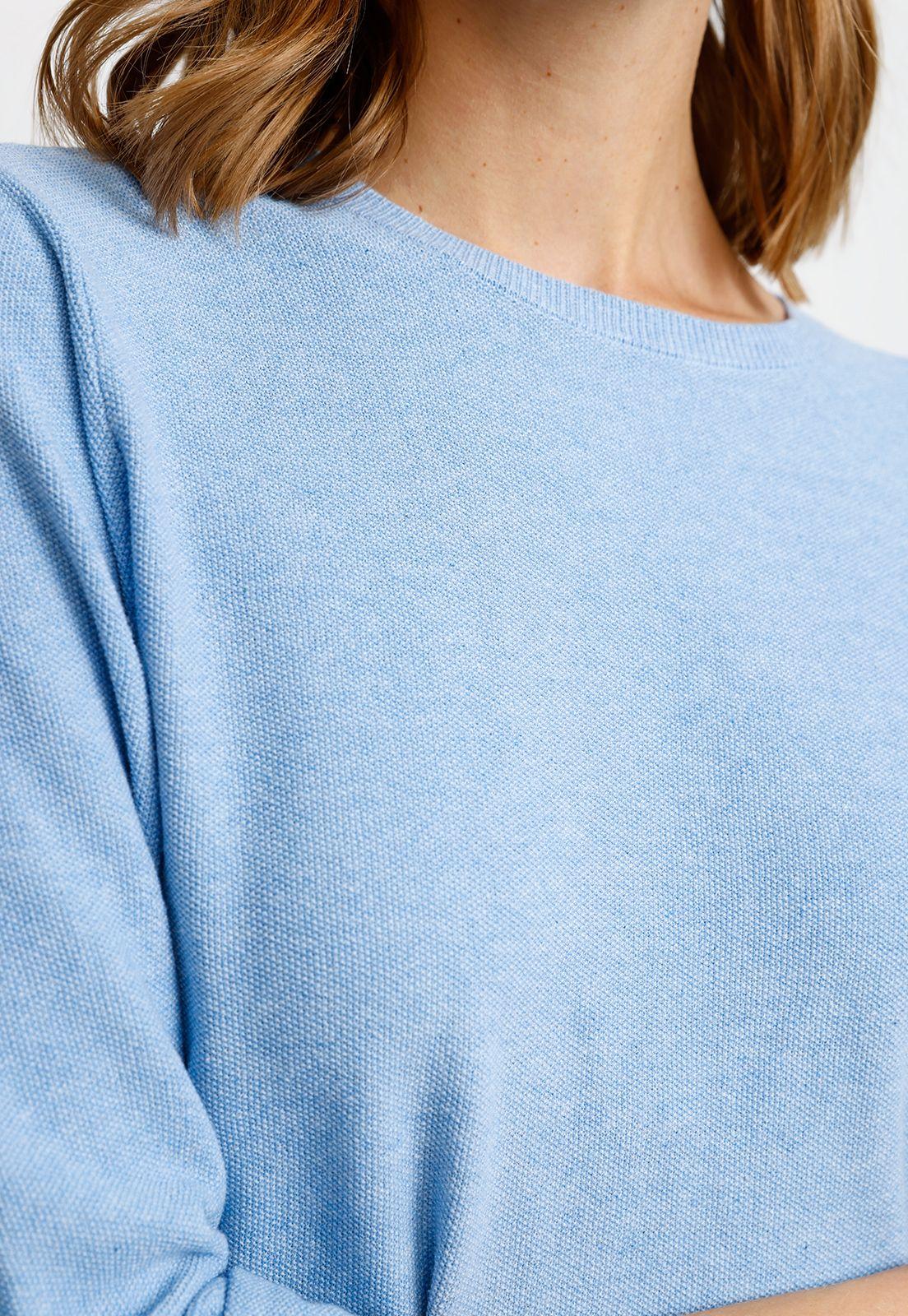 Tejido Celeste Dover Mujer-1