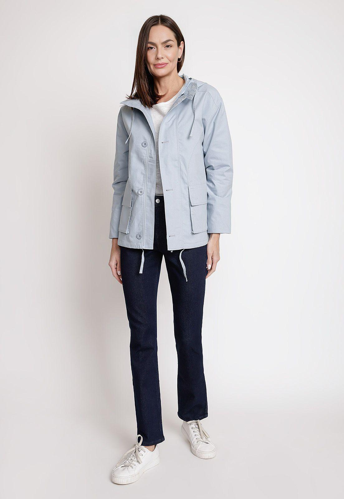 Chaqueta de Mujer Modelo Nairobi Color Celeste-4