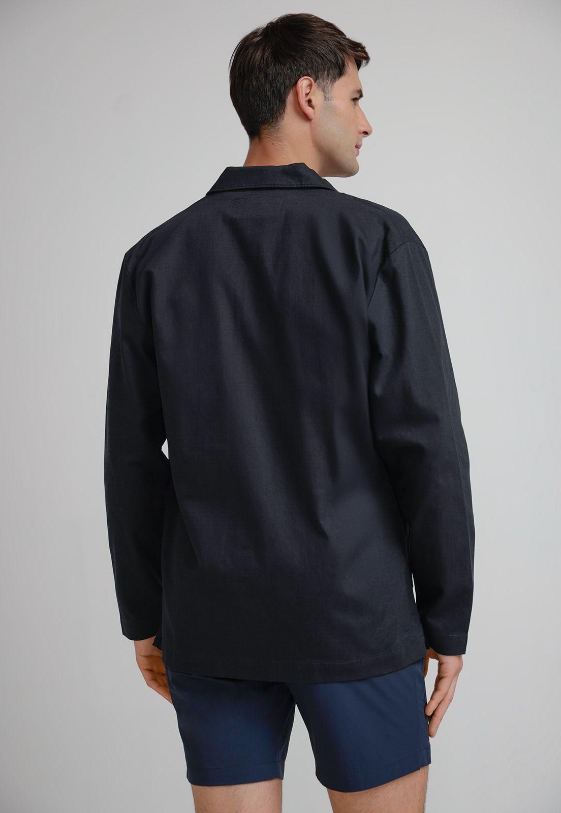 Sobrecamisa Hombre Casual Navy-1