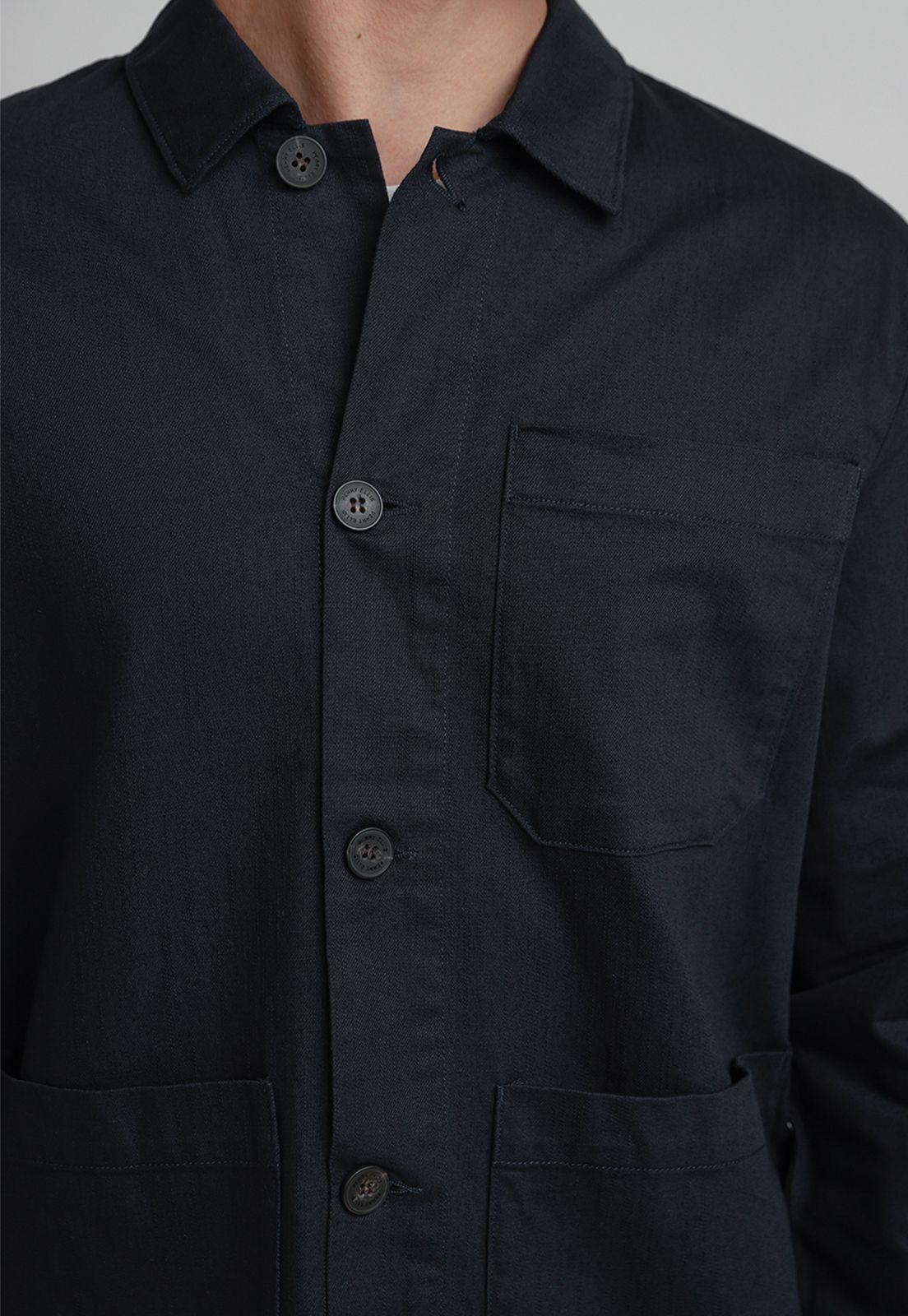 Sobrecamisa Hombre Casual Navy-2