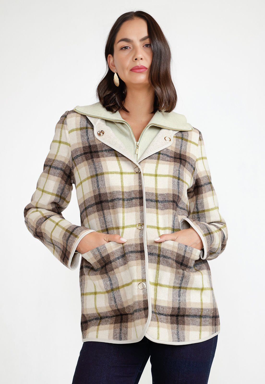 Chaquetón Mujer Marlee Beige-0