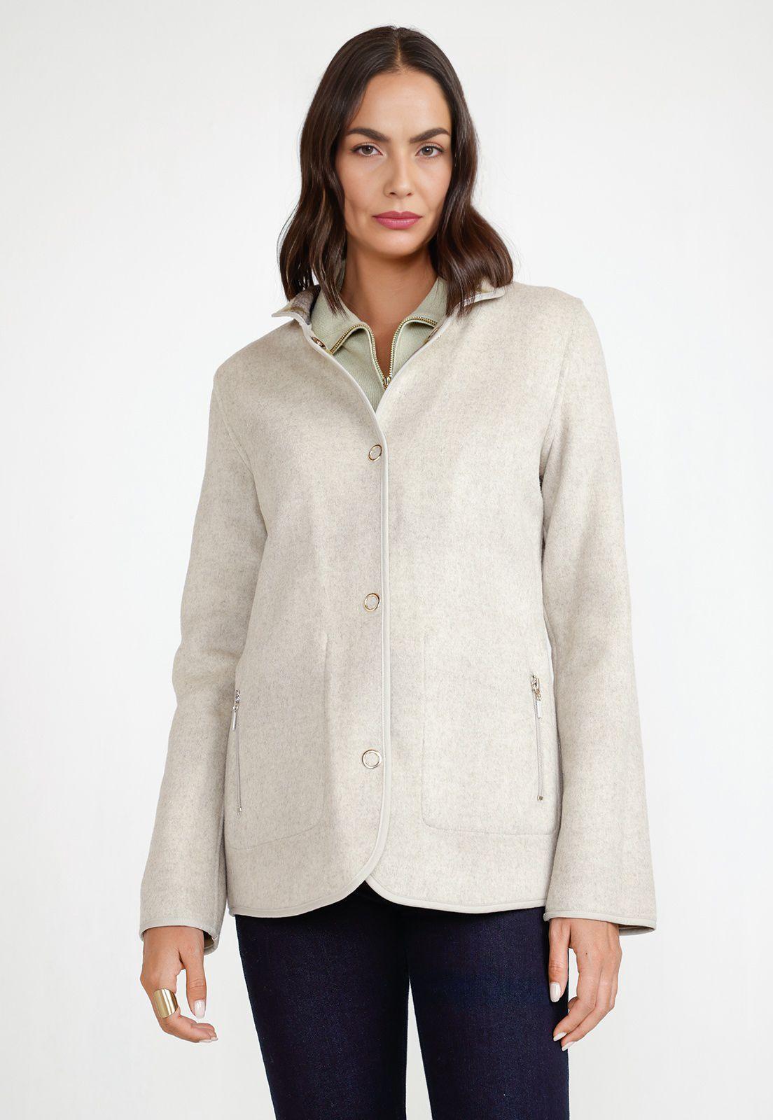 Chaquetón Mujer Marlee Beige-1