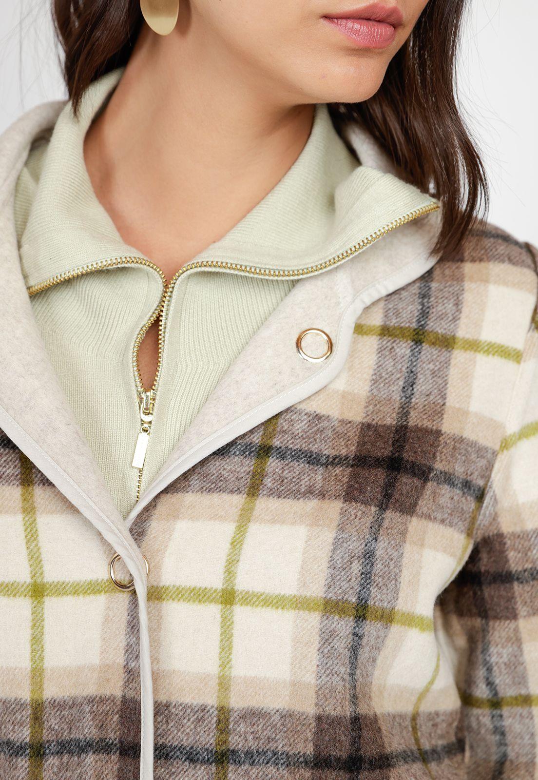 Chaquetón Mujer Marlee Beige-4