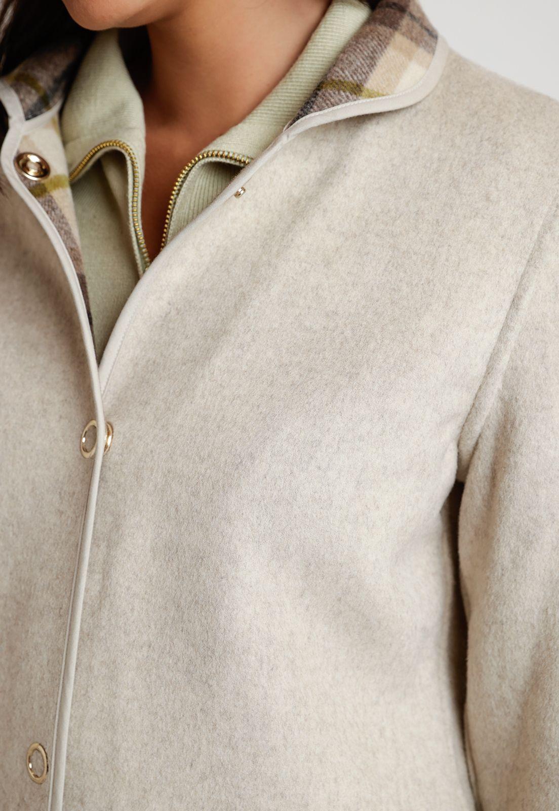 Chaquetón Mujer Marlee Beige-5