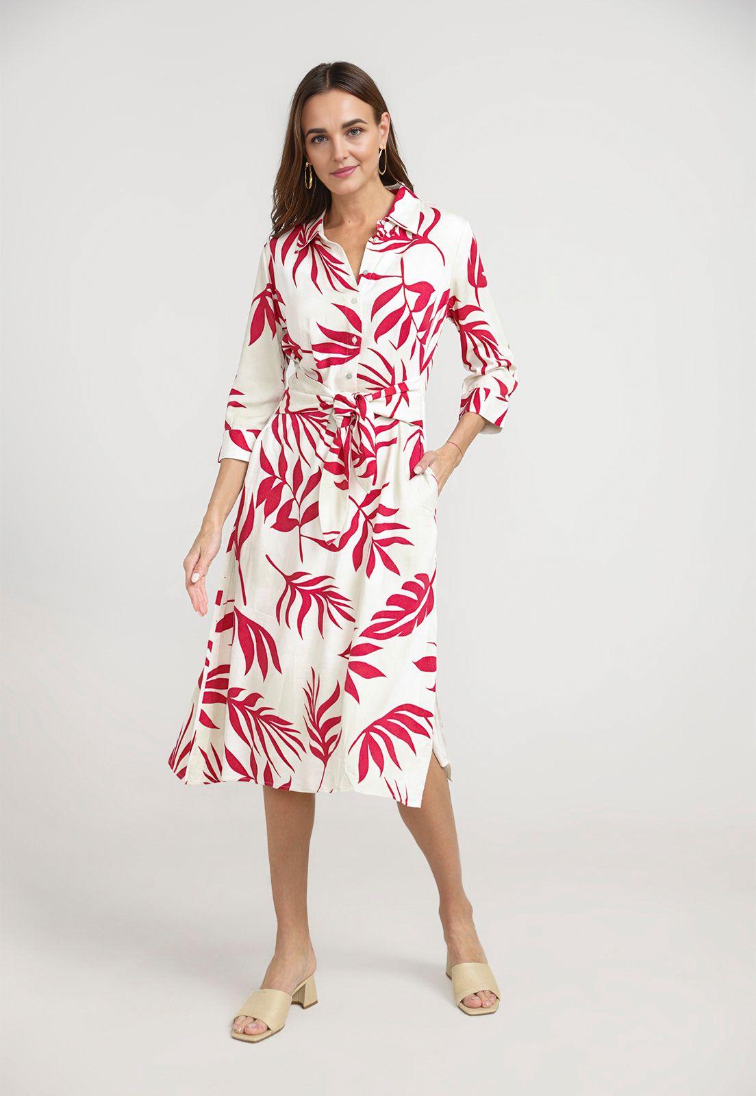 Vestido Mujer Anís Viscosa Natural-3